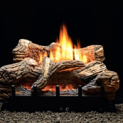 White Mountain Hearth - Vent-Free Contour Burners with Log Sets - Trenton & Concord